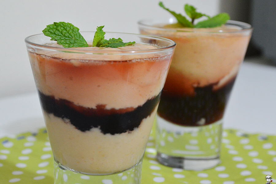 Creme de Papaia com Cassis