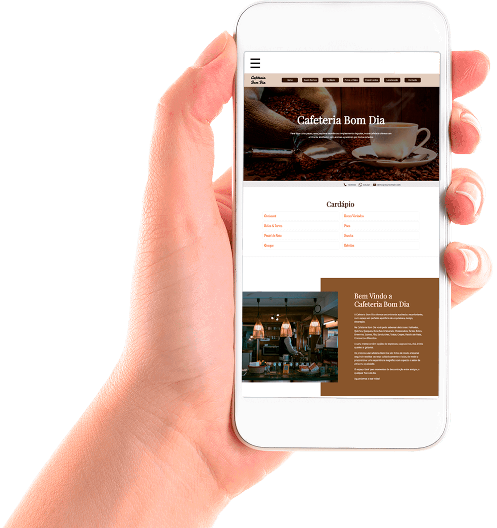 Cartão de Visita Virtual Digital Interativo